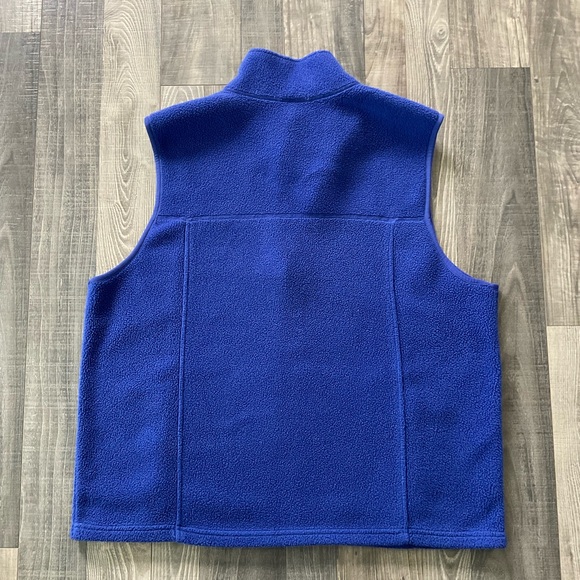 VTG LL Bean Polartec Fleece Full Zip Vest 
# 0 ALA7
Size Men's LARGE 
Blue - Picture 8 of 8